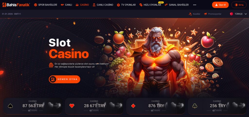 bahisfanatik slot oyunları